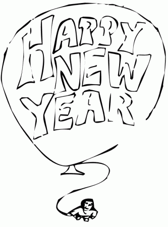 New Year Coloring Pages (10) | Coloring Kids
