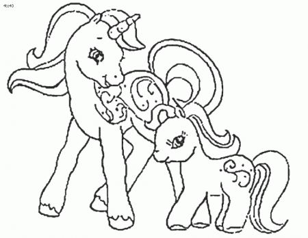 Coloring Book: My Little Pony Coloring Page