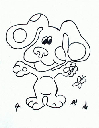 Blue's Clues Coloring Pages for Kids- Free Coloring Pages to print