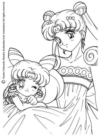 Sailor Moon Coloring Pages For Kids | Coloring Pages For Kids