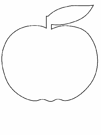 Apple2 Simple-shapes Coloring Pages & Coloring Book Simple Shapes 