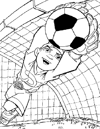 Soccer | Free Printable Coloring Pages