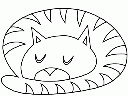 Wonderful Animals Cat Coloring Pages 600 X 500 60 Kb Jpeg 