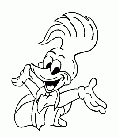 Woody Woodpecker Coloring Pages