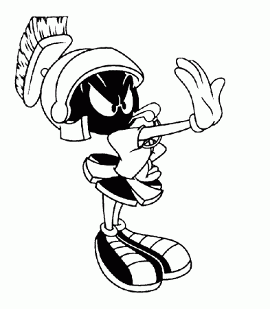 MArvin martian Colouring Pages