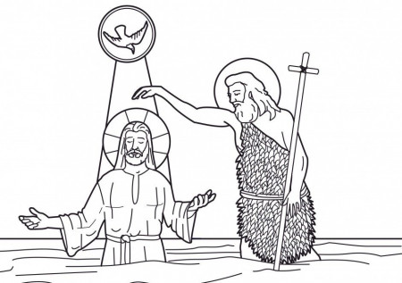 John The Baptist Coloring Pages Coloring Picture HD For Kids 