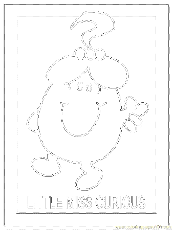LITTLE MISS SUNSHINE Colouring Pages