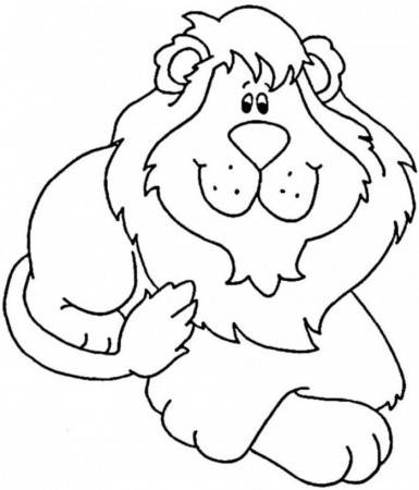 Lion Coloring Pages For Toddlers | 99coloring.com
