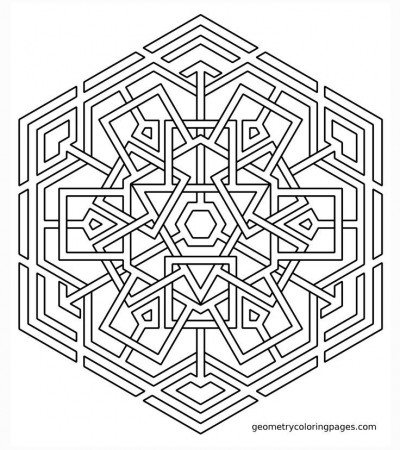 Coloring Page Sacred Geometri
