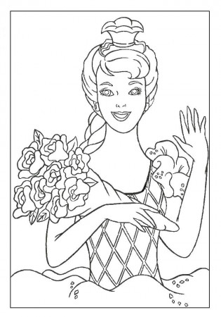 barbie the princess coloring pages for girls | Great Coloring Pages
