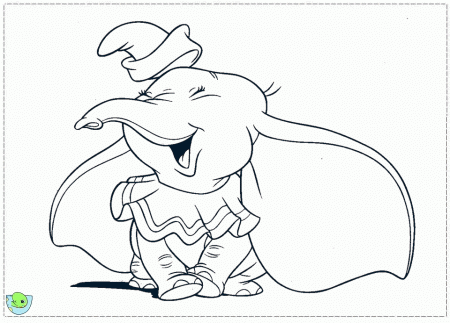 Dumbo Coloring page