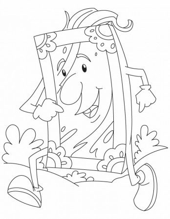 Running mirror coloring pages | Download Free Running mirror 