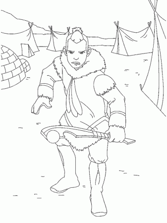 Enemy Team Avatar Zuko Issued Kick Coloring Page |Avatar coloring 