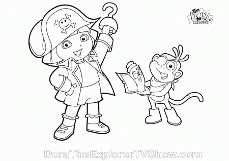 Dora Coloring Pages Printable - Free Coloring Pages For KidsFree 