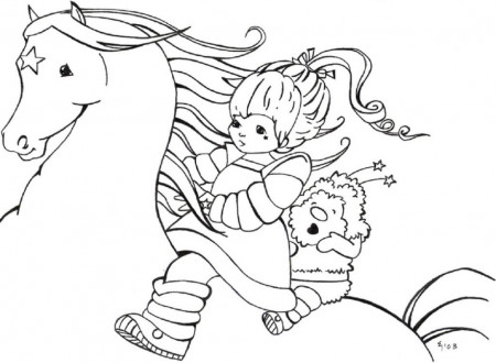Rainbow Brite Coloring Pages - Coloring For KidsColoring For Kids