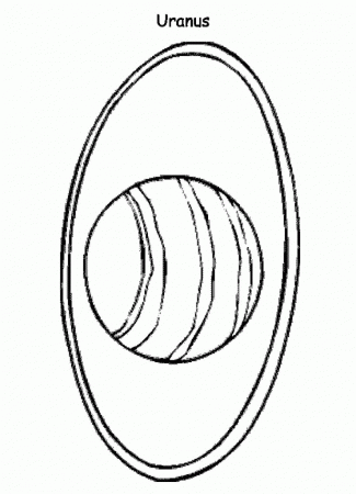 Uranus Printable Coloring Pages | Extra Coloring Page