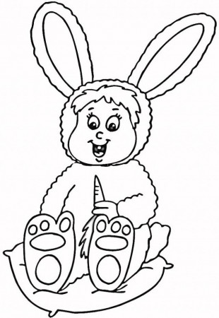 Viewing Gallery For Baby Bunny Coloring Pages 178312 Baby Bugs 