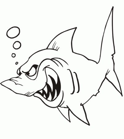 Shark Images For Coloring | Animal Coloring Pages | Kids Coloring 