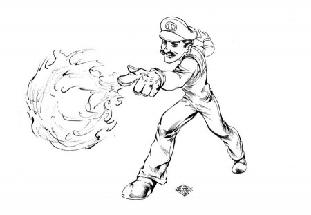 Luigi And Mario Coloring Pages - Free Coloring Pages For KidsFree 