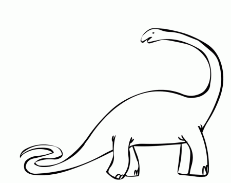 Printable brontosaurus-coloring-page - Coloringpagebook.com