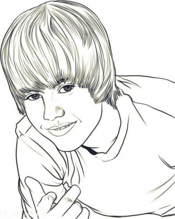 Justin Bieber Coloring Coloring Pages Hello Kitty Coloring Pages 