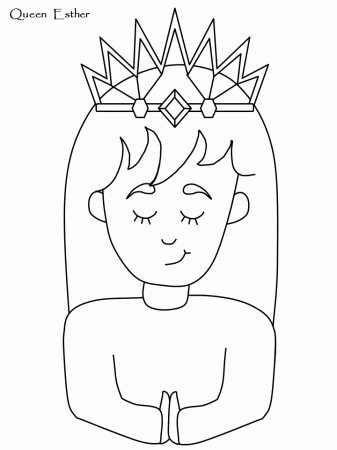 Esther Becomes Queen Coloring Page Httpsdrasiaorgnewresources 