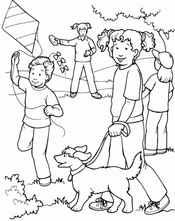Free dog coloring pages printable | coloring pages for kids 