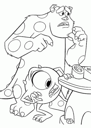 Coloring Page - Monsters inc coloring pages 7