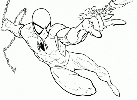 Spiderman Coloring Pages Printable - Free Coloring Pages For 