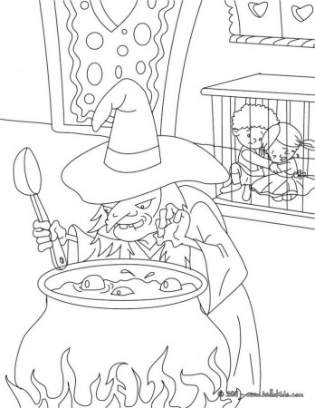 Hansel And Gretel Coloring Pages | 99coloring.com