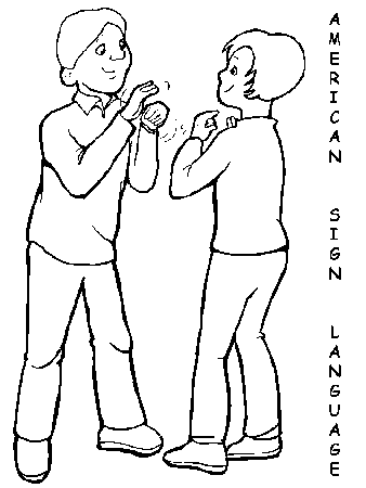 Disabilities 9 People Coloring Pages & Coloring Book