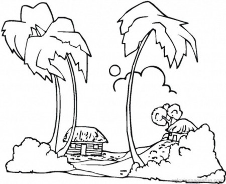lovely Beach Coloring Pages | Coloring Pages