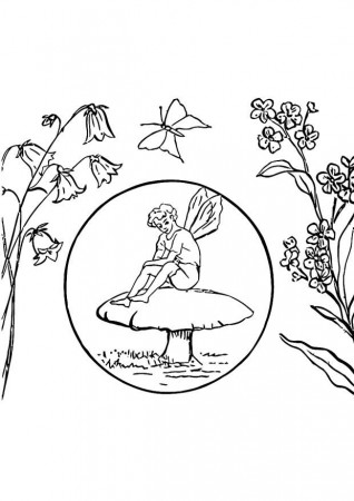 Coloring page elf - img 16594.
