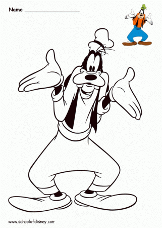 Coloring Book Piorneer Goofy