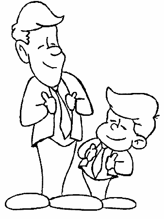 Coloriage Papa à imprimer - Gratuit sur Cocoloriage.