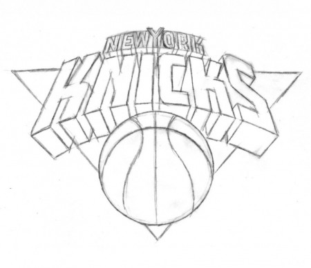 Knicks Coloring Nba Logo Coloring Pages Kids Coloring Pages 241159 
