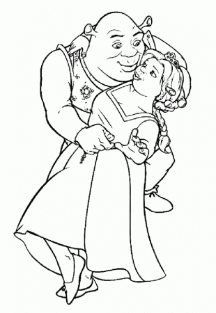 Shrek Color Pages Coloring Pages For Kids Coloring Pages For 