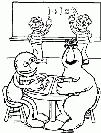 Sesame Street Coloring Pages | Coloring Pages To Print