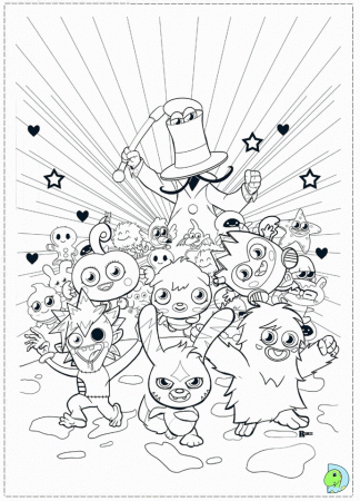 Moshi Monsters Coloring page