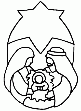 Nativity Coloring Pages