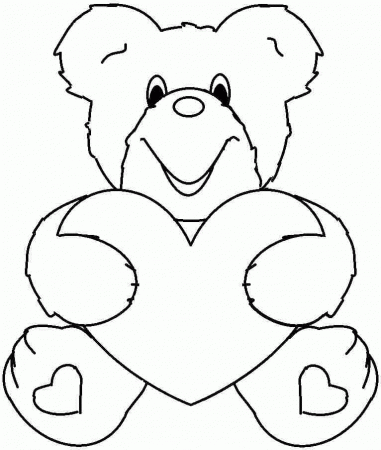 Free Printable Valentine Coloring Pages For Preschool 10869#