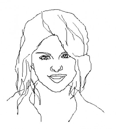 coloringpicbook: Selena Gomez ~ coloring pictures pages