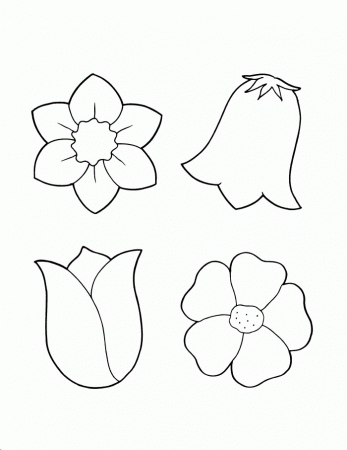 Flower Coloring Pages - smilecoloring.