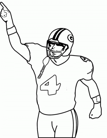 Football Player Bring The Ball On Game Coloring Pages - Football 