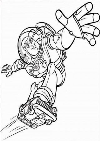 Buzz Lightyear Coloring Pages To Print Free Coloring Pages For 