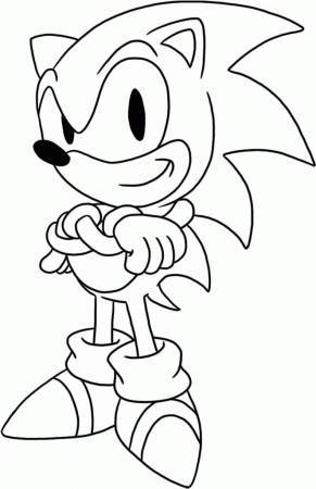 Funny: Download Knuckles The Hedgehog Coloring Pages Picture 