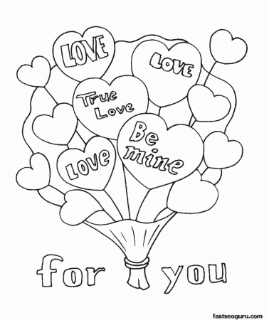 Christian Valentines Coloring Pages Images & Pictures - Becuo