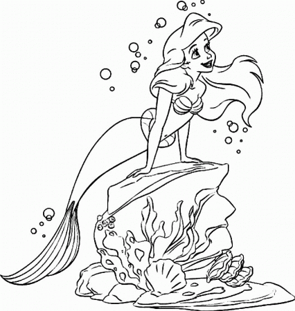 Disney-princess-mermaid-coloring-page-11 Photo by lizdarrah 
