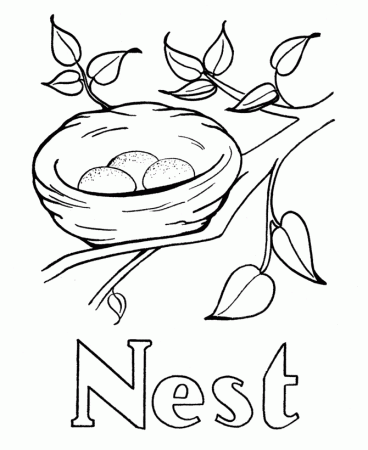 n,nest Colouring Pages