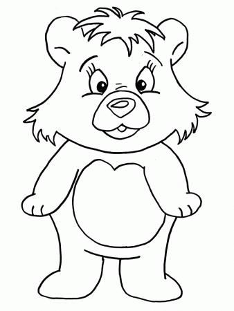 Bear Coloring Pages (3) | Coloring Kids